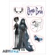 CORPSE BRIDE - Stickers - 16x11cm/ 2 planches - Personnages X5