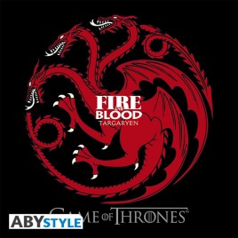 GAME OF THRONES - Messenger Bag "Targaryen" - Vinyl Small Size - Hook