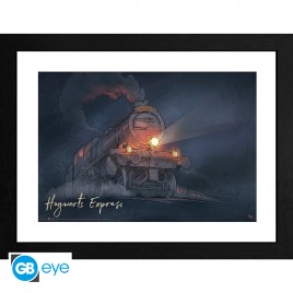 HARRY POTTER - Framed print "Hogwarts Express" (30x40) x2