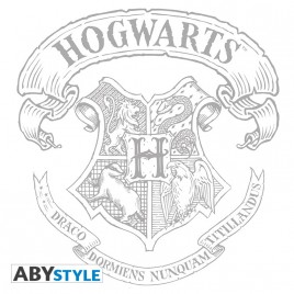 HARRY POTTER - Tshirt "Hogwarts" woman SS white - basic