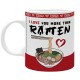 NARUTO SHIPPUDEN - Mug 320ml - "I LOVE YOU MORE THAN RAMEN" x2