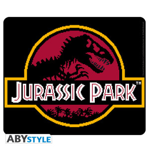 JURASSIC PARK - Flexible mousepad - Pixel logo *