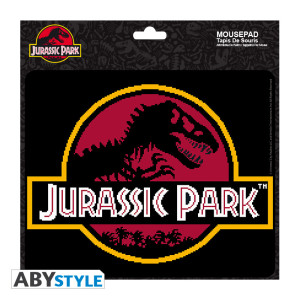 JURASSIC PARK - Flexible mousepad - Pixel logo *