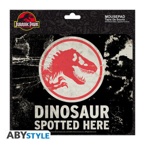 JURASSIC WORLD - Flexible Mousepad - Caution dinosaur*