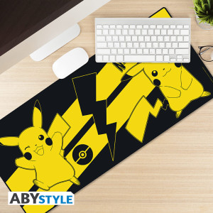 POKEMON  - Mousepad XXL 90x40 - Pikachu x2