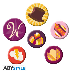 WONKA - Badge Pack - Candies X4*