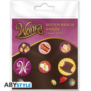 WONKA - Pack de Badges - Bonbons X4*