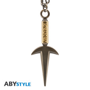 NARUTO SHIPPUDEN - Collier avec pendentif 3D "Kunai Minato" X4