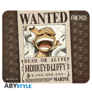 ONE PIECE - Flexible mousepad - Wanted Luffy