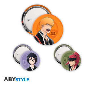 BLEACH TYBW - Badge Pack - Ichigo, Rukia, Renji X4