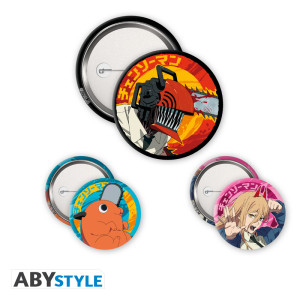 CHAINSAW MAN - Badge Pack - Denji, Devil, Pochita X4