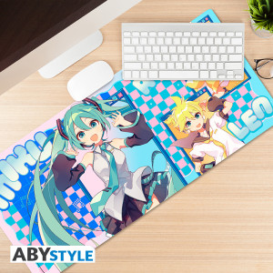 HATSUNE MIKU - Tapis de souris XXL 90x40 - Miku & friends x2