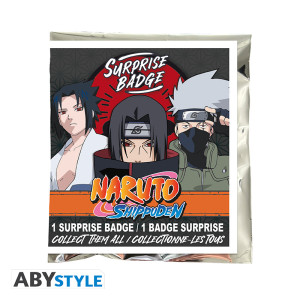 NARUTO SHIPPUDEN - Surprise bag - Badge 50mm X26*