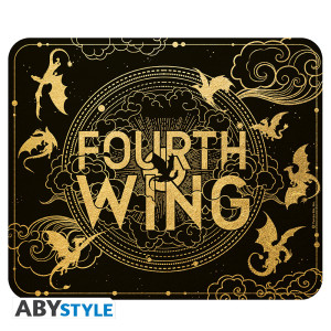 FOURTH WING - Flexible mousepad - "Golden Logo"