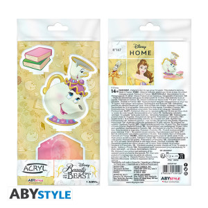 DISNEY - Acryl® - Chip and Mrs. Potts x2