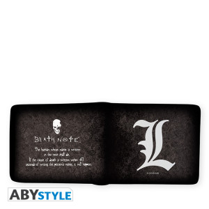 DEATH NOTE - Wallet "L symbol" - Vinyl