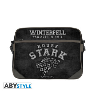 GAME OF THRONES - Messenger bag full print "House Stark" - Vinyl*