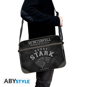 GAME OF THRONES - Messenger bag full print "House Stark" - Vinyl*