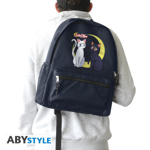 SAILOR MOON - Blue Backpack - "Luna & Artemis"