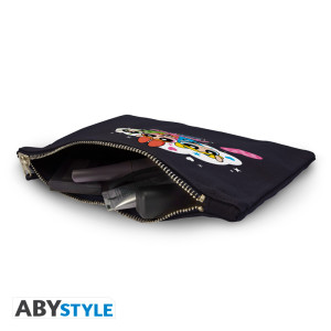 POWERPUFF GIRLS - Cosmetic Case-"Blossom,Bubbles and Buttercup"-Blue