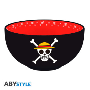 ONE PIECE - Bowl - 600ml - "Skulls" cardboard box x2