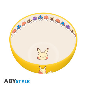 POKEMON - Bowl - 600 ml - "Pikachu Electric Type" - card box x2