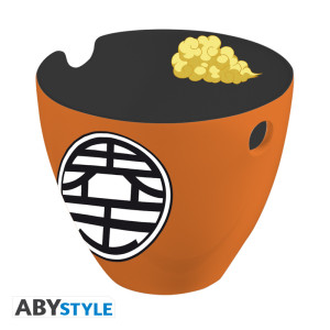DRAGON BALL - Ramen Bowl with chopsticks - "Goku symbols" x2