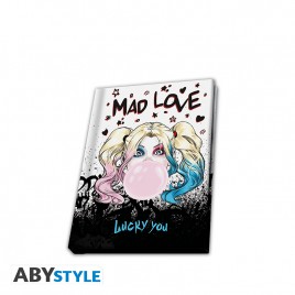 DC COMICS - Pck Mug250ml + Keyring + Notebook "Harley Quinn MadLove"*