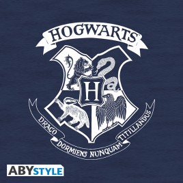 HARRY POTTER - Sweat vintage - "Hogwarts" men used navy*