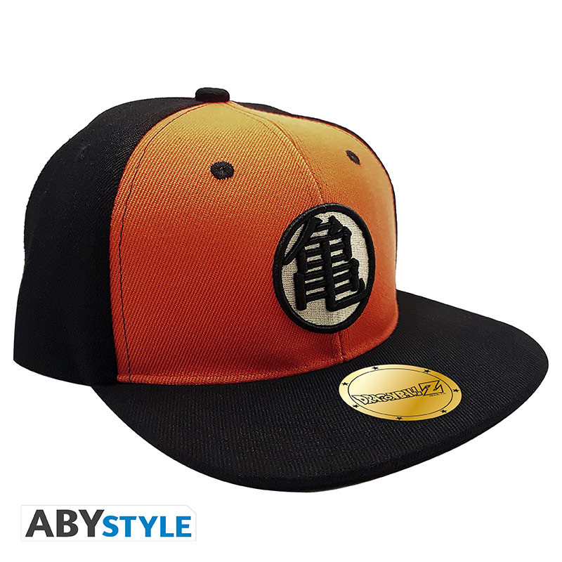 DRAGON BALL - Snapback Cap - Black & Orange- Kame x2