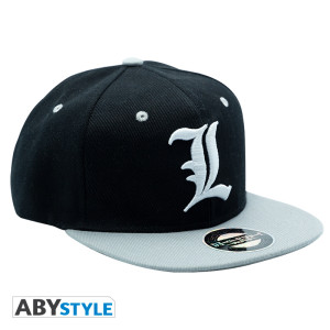 DEATH NOTE - Snapback Cap - Black & Grey - "L" x2*