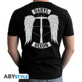 THE WALKING DEAD - Tshirt "Daryl" man SS black - New Fit*