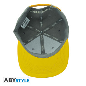 HARRY POTTER - Snapback Cap - Grey & Yellow - Hufflepuff x2*