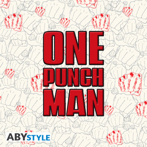 ONE PUNCH MAN - Casquette snapback- Beige & Rouge - Poings x2 *