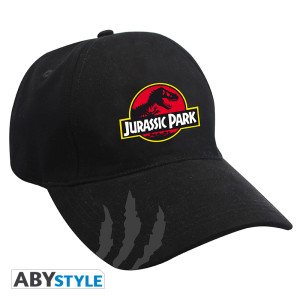 JURASSIC PARK - Cap - Black - Jurassic logo x2