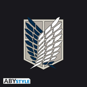 ATTACK ON TITAN - Casquette - Noir - Scout Symbol x2