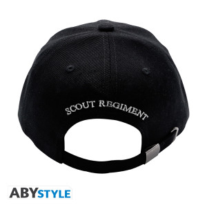 ATTACK ON TITAN - Casquette - Noir - Scout Symbol x2