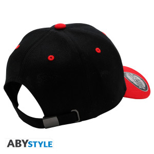 HUNTER X HUNTER - Casquette - Noir & Rouge - Emblème x2*