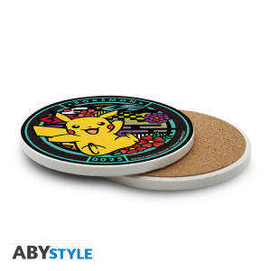 POKEMON - Ceramic Coasters "Pikachu"