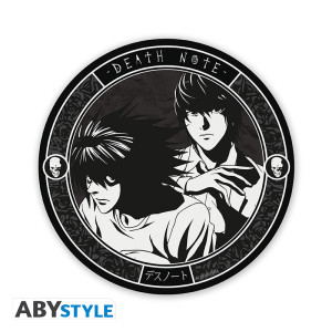 DEATH NOTE - Ceramic Coasters "L & Light"