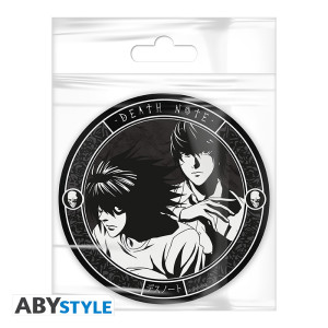 DEATH NOTE - Ceramic Coasters "L & Light"