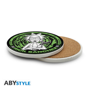 RICK AND MORTY - Ceramic Coasters "Rick Sanchez"