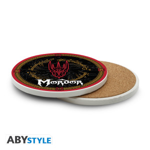 LORD OF THE RINGS - Ceramic Coasters "Mordor"