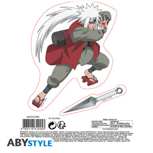 NARUTO SHIPPUDEN - Stickers - 16x11cm/ 2 sheets - Naruto/ Jiraiya x5*