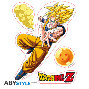 DRAGON BALL - Stickers - 16x11cm/ 2 sheets - DBZ/ Goku-Vegeta x5*