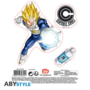 DRAGON BALL - Stickers - 16x11cm/ 2 sheets - DBZ/ Goku-Vegeta x5*