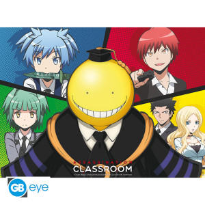 ASSASSINATION CLASSROOM - Poster Chibi 52x38 - Koro VS pupils *