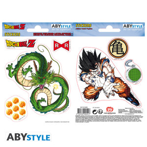 DRAGON BALL - Stickers - 16x11cm/ 2 planches - DBZ/ Shenron x5*