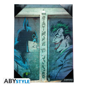 DC COMICS - Canvas - Batman Vs Joker (30x40) x2*