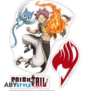 FAIRY TAIL - Stickers - 16x11cm/ 2 sheets - Natsu & Lucy x5 *